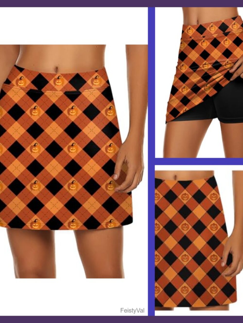 Ekouaer Women's Performance Skort Lightweight Tennis Golf Active Skirt